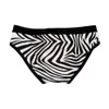 Męskie stroje kąpielowe Summer Men Swimming Briefs Seksowne nisko talia plażowe sportowe surfing moda kąpielowa Męska Zebra Szybkie suche oddychanie pływanie kąpielowe J220913