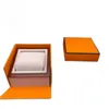 Uhrenboxen Luxus hochwertiger HMS Orange Box PU Leder -Speicherorganisator für automatische Logo Customization5060041