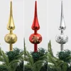 Kerstdecoraties Beautiful Xmas Topper Star Delicate DIY Craft Langstige boom Feestelijke Treetops Decor
