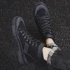 Stivali Sneaker Uomo Scarpa Casual Scarpe Per Il Tempo Libero Zapatos Casuales Para Hombre Men Black Informales De Mens