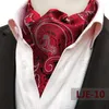 활 넥타이 Ascot Tie Mens Paisley Jacquard Cravat Neck Scarf 영국 스타일 정장 셔츠 셔츠 Accessori 넥타이 트렌디 비즈니스