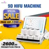 Hifu Machine Portable Skin Toning ultrasound machine for slimming 3D HIFU skin tightening therapy 8 cartridges