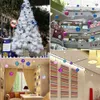 Рождественские украшения 24pc Merry Ball 3/4 см. Рождественский орнамент Tree Tree Wanging Party Home Cerseration Новый год 2022 Bolas de Navidad Y2209