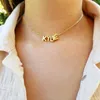 Choker Mode -Persönlichkeit Halskette Wählen Sie Ihren eigenen Namen Charme Women's Mini Jewelry aus