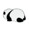 Broches schattige pin cartoon panda buenamel denim shirt kraag revers badges voor vrienden kinderen cadeau dier sieraden