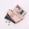 Zipper long style women designer wallets lady fashion casual zero card purses female large capacity phone clutchs no260