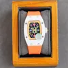 07 Montre DE Luxe mens relógios movimento mecânico automático cerâmica Relojes relógio de luxo relógio de pulso relógios de pulso