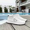 2022 Fashion Prad High And low Casual Shoes Men And Women Bowling Shoes Coach Mountaineering Leather Suede Sneakers req