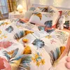 Bedding conjuntos de tamanho king size com capa de colcha na folha plana travesseiro infantil garotas meninos picotas de peixe de linho de casal de solteiro de solteiro 220922