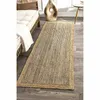 Carpets Jute Natural Household Rectangular Carpet Woven Floor Mat Handmade Reversible Wheel