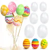 Other Festive Party Supplies 20pcs 3 5 9cm Painting Easter Foam Egg White Polystyrene Styrofoam Ball For Home Happy Eatser Decor DIY Kids Gift 220922