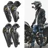 Motorradpanzerung 2/4pcs Knie Ellbogen Combo Dickeed Pads Schutzausrüstung Motocross Motorrad Reitschutz