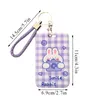 Porte-cartes 1 pouce Po ensemble pendentif idole porte-carte Kpop ID étui de protection filles Bus manches école papeterie