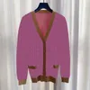 Cappotti cardigan lavorati a maglia da donna per maglioni firmati Felpe con cappuccio lavorate a maglia da donna di marca di moda