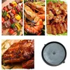 BBQ Tools Akcesoria Koreańska patelnia grillowa non-caking bakeware bezdymne taca na groźne taca na płycie kuchenne na zewnętrzną imprezę na plaży Camping Grilling 220922