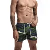 Mäns badkläder Camouflage Beach Shorts Army Green Swimming Sport 2020 New Boxer J220913