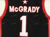 SJ Tracy McGrady 1 Mt.Zion Jerseys Men College Basketball Wildcats Mounzion T-Mac Jersey High School All Szyty Drużyna kolor czerwony czarny