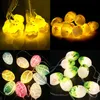 Other Festive Party Supplies Easter Decorations for Home Rabbit Led String Light Bunny Eggs Kids Gift Happy Favor Decor 220922