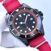 Mens Automatic Mechanical Watches 44mm Bezel Canvas Strap Montre De Luxe Wristwatch for Men Fashion Watch