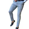 Men's Suits Fabulous Business Pants Straight Long Shrink Resistant Zip Up Men Trousers