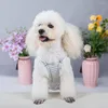 Abbigliamento per cani Accoglienti pantaloni sanitari per animali domestici Design a righe Pannolino riutilizzabile Anti-molestie fisiologiche