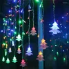 Strings Christmas Tree Lights Icicle Fairy Decorations for Home LED -glödlampa Light String 15or31