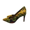Dress Shoes WENZHAN Selling High Heel Snake Printed Leather 12cm Women Pumps With Matching Clutch Bags Sets 36-42 811-4