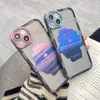 Snow Mountain Sunset Phone Cases for iPhone 14 جميلة حماية كاميرا شروق الشمس الشفافة TPU Shockproof Shell iPhone14 13 12 11 Plus Pro Max Fashion