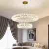 Lampes suspendues Moderne Lustre K9 Cristal G4 Led Lustre Nordique De Luxe Salon Salle À Manger Chambre Éclairage Droplight Lamparas