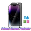 3D Siyah Edge Gizlilik Ekran Koruyucu İPhone 14 Pro MAX 14 PLUS 13 12 MINI 11 XR XS X 8 7 Plus 6 Fabrika Toptan Satış