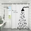 Душевые занавески водонепроницаемой плесени натуральная растение полиэфирная ванна с крючками домашняя ванная комната декор для ванной комнаты 220922