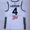 Sj Top Quality Mens Allen # 4 Iverson Besiktas Cola Turka de Turquie Turc Allen Iverson Basketball Maillots
