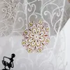 Rideau ligne chaîne fenêtre gland porte pièce diviseur écharpe cantonnière pour couleur unie décoration de fête de mariage