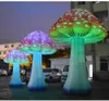 Attività per feste 3M 4M Decorazioni per funghi gonfiabili giganti colorati con stampa completa con aeratore per parco a tema