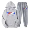 Mens Tracksuits Sweater Trousers Set Designer Hoodies Streetwear Techfleeces Quality Sports Dräkt Brodery Plush Letter Decoratio2075