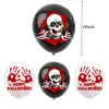 Outras festas de festas suprimentos decorações de Halloween Scary Ghost Skull Globos Spider Spider Balão Happy Props Home Holiday Decor 220922