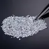 Synthetic Quartz 100% Genuine Wholesale D Color 0.8mm to 2.9mm Round Cut Lab Grown Loose Moissanites Stone Test Positive for Jewelry Accessories 220923
