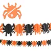 Banner Flags 3Meter Halloween Hanging Garland Bunting Bat Pumpkin Ghosts Spider Paper Decorazioni per feste Puntelli horror 220922