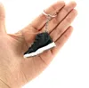 Tasarımcı 11. Nesil Spor Ayakkabı Anahtarları 3D Mini El Yapımı PVC Yumuşak Kauçuk Spor Ayakkabıları Anahtarlık Kolye Takı Aksesuarları