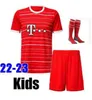 22 23 Bayern Monaco Maglie di calcio Sane Saney Hernandez Bayerns Monaco Gnabry Goretzka Coman Muller Davies Kimmich Football Shirt Men Kit Kit 2022 2023 Terzo Player 999