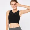 Yoga Kıyafet Fitness Çelik Yüzük Olmadan Nefes Alabilir Yelek Diksiz Güzel Arka Şok geçirmez Toplanan Spor Sutyası