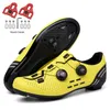 Safety Shoes Speed Cycling with Cleats Carbon Road Bike Boots Men MTB Flat Sneakers SPD Racing Women Self-Locking Bicycle 220922