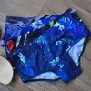 Men's Swimwear Leaf Printed Swimwear Summer Beach Surfing Men Swimming Short Bikini Gay Swimwear Men Sexy Low Waist Swimsuit Short Pants J220913