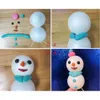 Christmas Decorations 10/20Pcs 8/7/4/3/2/1CM Modelling Polystyrene Styrofoam Foam Ball Spheres Crafts DIY Natal Party Wedding Decoration Supplies Y2209