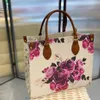 Crafty ONTHEGO louie Luxurious Designers bags Femmes fleurs plantes impression Totes Shoulder Composite Bag Sac à main Shopping Sacs à main Épaules fourre-tout