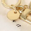 Fashion Brand Letter Designer Keychains Metal Keychain Womens Bag Charm Pendant Auto Parts