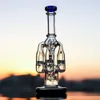 Recycler Perc-Glasbongs, Wasserpfeifen, Bubbler, Öl-Dab-Rigs, Rauchwasserpfeifen, Spiralspulenarm, Baum-Perkolator, Shisha-Zubehör mit 14-mm-Gelenk