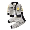 Boy Clothing set Baby fashion Cotton Hooded Tops Pants 3pcs Outfits Infnat Boys Tracksuit newborn kids clothes Sets