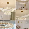 Lâmpadas pendentes Modern Luster K9 Crystal G4 Linglier lustre nórdico Luxury Living Dinning Room Bedroom Iluminação Droplight lamparas