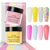 Acryl poeders vloeistoffen nagel en vloeistof monomeer volledige gereedschap kit kristal glitter tips manicure set 220922